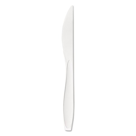 DART Reliance Medium Heavy Weight Cutlery, Knife, Bulk, White, PK1000 PK RSWK-0007